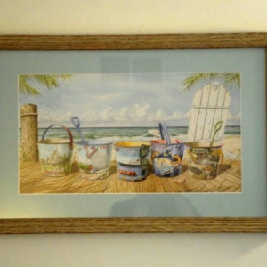 Disney Beach Print
