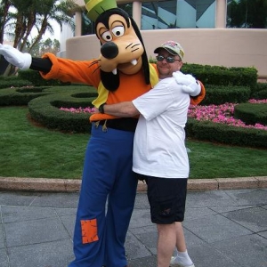 Mike and Goofy