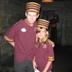 Shannon playing TOT bellhop