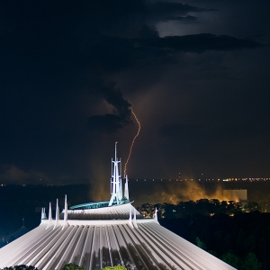 Space Mountain Lightning