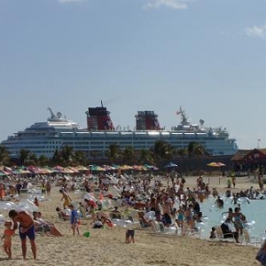family beach