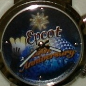 Epcot 25th LE watch closeup