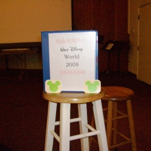 binder on stage