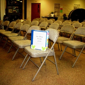 binder in chapel