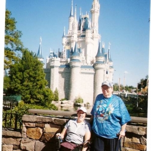 Marie and Kim at the Castle