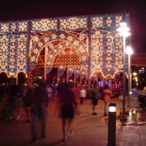 Christmas Lights Arches