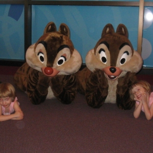 Clowning around with chip and dale
