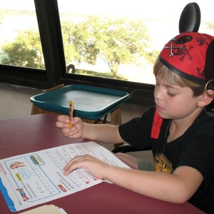 I can't believe I'm doing homework in WDW