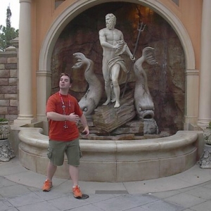 Which one is the statue?