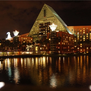 Dolphin Resort at Night