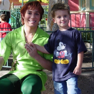 Gray with Peter Pan