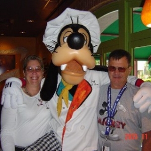 Dinner with Goofy