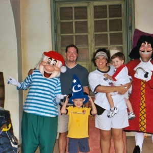 Murphy's with Captain Hook and Mr. Smee