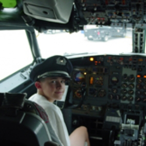 My DS first flight..