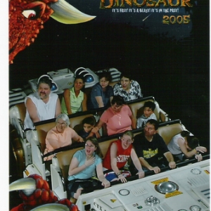 Our Dinosaur ride photo
