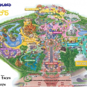 Disneyland Map 2005