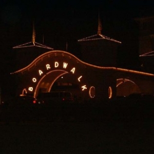 Boardwalk Inn At Night