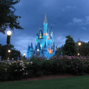 Castle at night