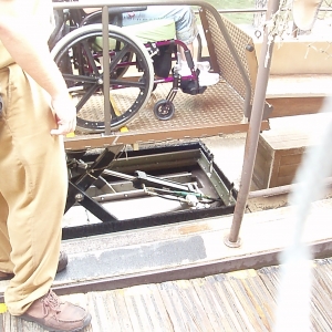 Jungle Cruise wheelchair boat