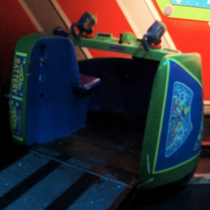 Buzz Lightyear wheelchair car, open