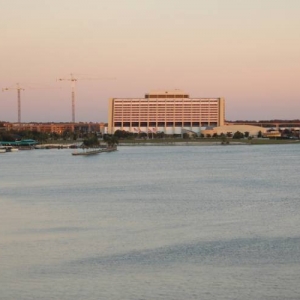 Disney's Contemporary Resort from the WDW monorail