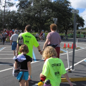 Family Support at the WDW Marathon 07