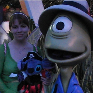 Stitch meeting up with an old friend.