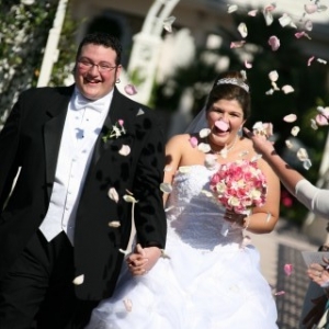 A shower of flowers