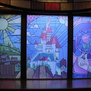 beauty and the beast window