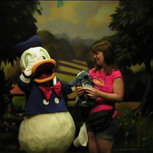 Donald laughing at Stitcherella