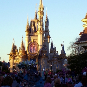 Castle sunset