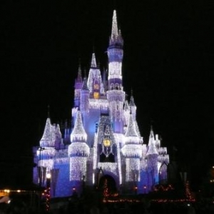 Castle at night