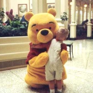 hugging Pooh