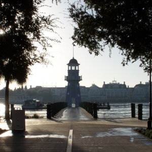 Yacht Club Lighthouse at Sunrise