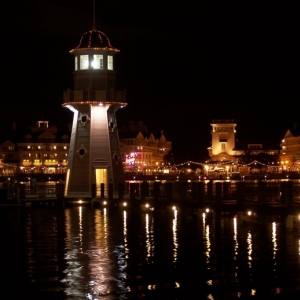 Yacht Club Lighthouse at Sunset