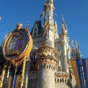 Castle adorned in gold