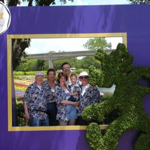 Epcot Family Portrait