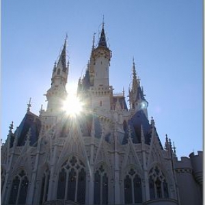 Sunshine on the castle