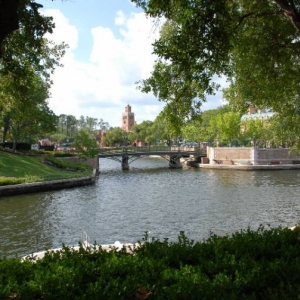 a view of a bridge