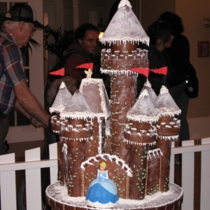 Beach Club gingerbread castle