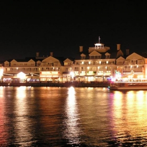 Boardwalk at night