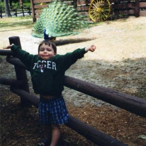 Son with Ft. Wilderness Peacock