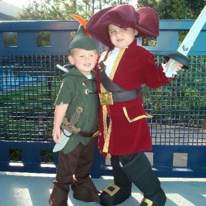 Peter Pan and Captain Hook