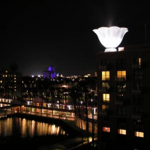 Our view from the Dolphin