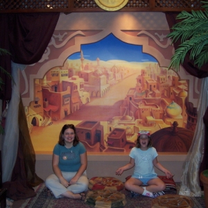 At the temple in Morocco Temple Epcot