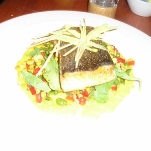 Le Cellier Seared King Salmon