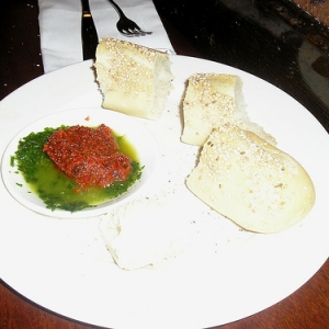 Mama Melrose bread and oil