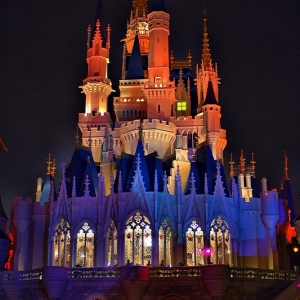 Castle Backside At Night