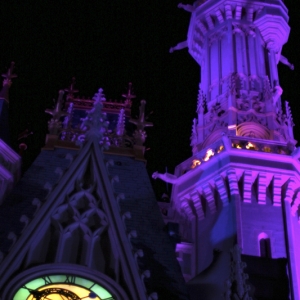 Cinderella's Castle at night