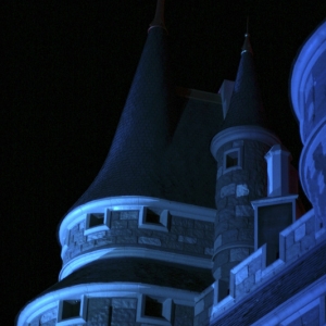 Cinderella's Castle at night